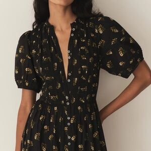 Dôen Haleigh Dress in Buttercup